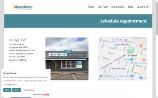 Clear Choice Dermatology - Longview website