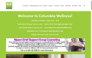 Columbia Wellness of Longview website