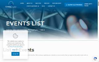 Cowlitz County Event Center website