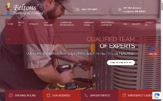 Feltons Heating & Cooling website