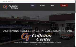 GT Collision Center website