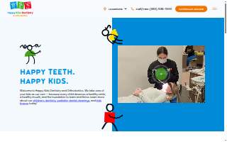 Happy Kids Dentistry & Orthodontics website