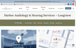 Harbor Audiology & Hearing Services website