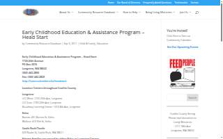 Head Start & Early Childhood Education and Assistance Program website