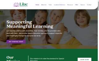 Lilac Learning Center - Longview website