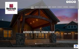 Newrock Homes website