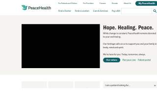 PeaceHealth Lakefront Primary Care Clinic website
