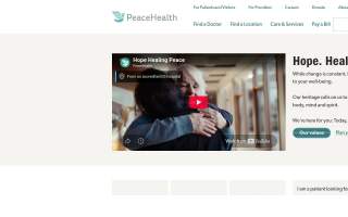 Peacehealth Women's Pavilion website