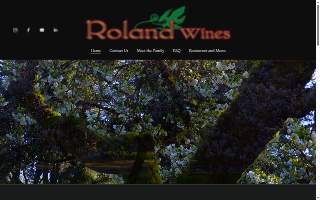 Roland Wines Quality Food and Drink website