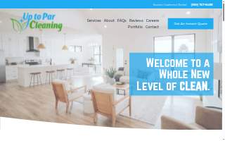 Up to Par Cleaning LLC website