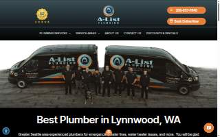 A-List Plumbing website