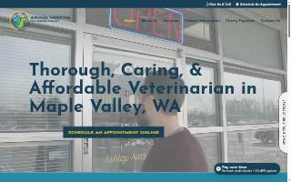 Animal Hospital of Maple Valley website