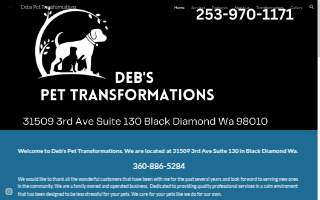 Debs Pet Transformations website