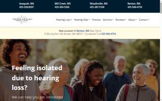 Eastside Audiology & Hearing Services website