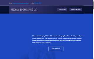 Mecham Bookkeeping LLC website