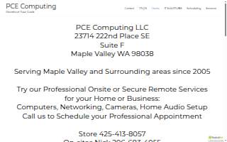 PCE Computing LLC website