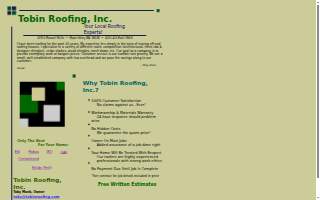 Tobin Roofing Inc website