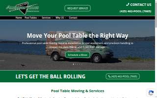 American Games pool tables website
