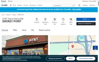 AT&T Store of Marysville website