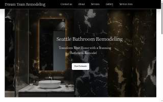 Dream Team Remodeling website