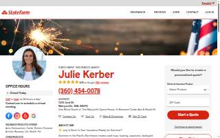 Julie Kerber - State Farm Insurance Agent website