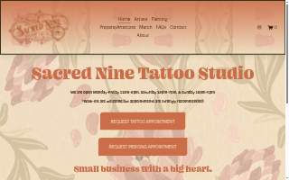 Sacred Smoke Cigars website