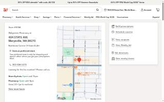 Walgreens Pharmacy website