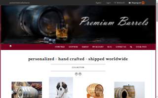 Barrels Wine Bar website