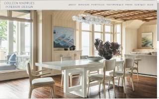 Colleen Knowles Interior Design website
