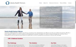 Liberty Health Partners website