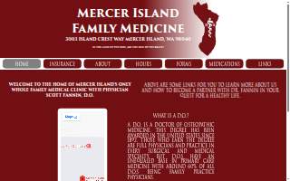 Mercer Island Family Medicine website