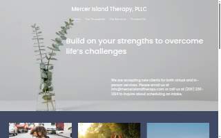 Mercer Island Therapy, PLLC website