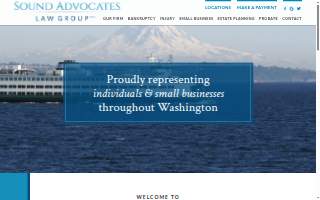 Sound Advocates Law Group PLLC of Mercer Island website