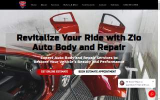 Zio Auto Body and Repair website