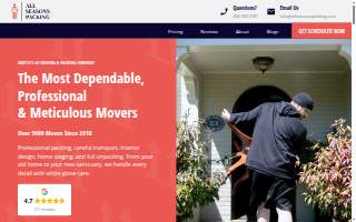 All Seasons Packing of Mill Creek website