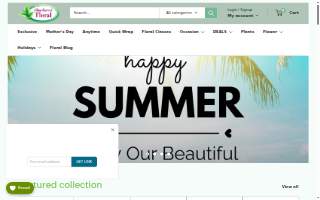 Barbara's Floral website
