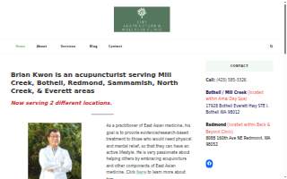 City Acupuncture and Wellness Clinic (Mill Creek / Bothell / North Creek) website