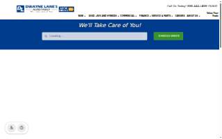 Dwayne Lane's Auto Family website