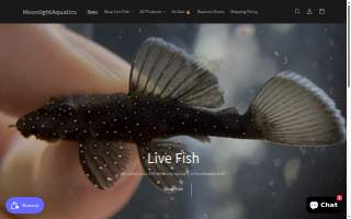 Moonlight Aquatics website