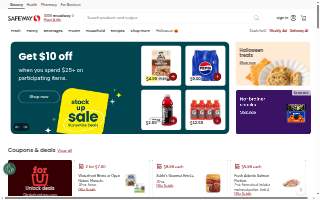 Safeway Floral website