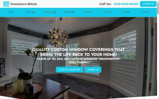 Hometown Blinds website