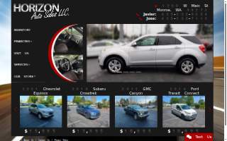 Horizon Auto Sales, LLC website