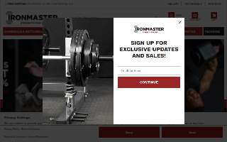 Ironmaster website