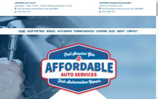 Affordable Auto Repair website