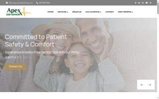 Apex Sleep Dentistry website