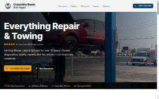 Columbia Basin Auto Repair, LLC website