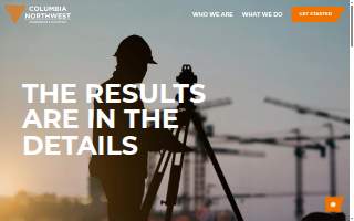 Columbia Northwest Engineering & Surveying, LLC website