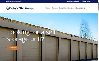 Conley's Mini Storage website
