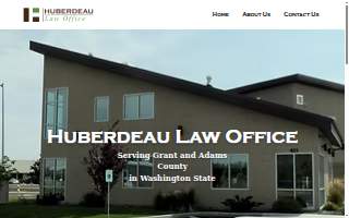 Huberdeau Law Office website