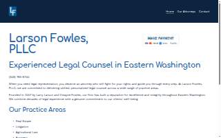 Larson Fowles, PLLC website